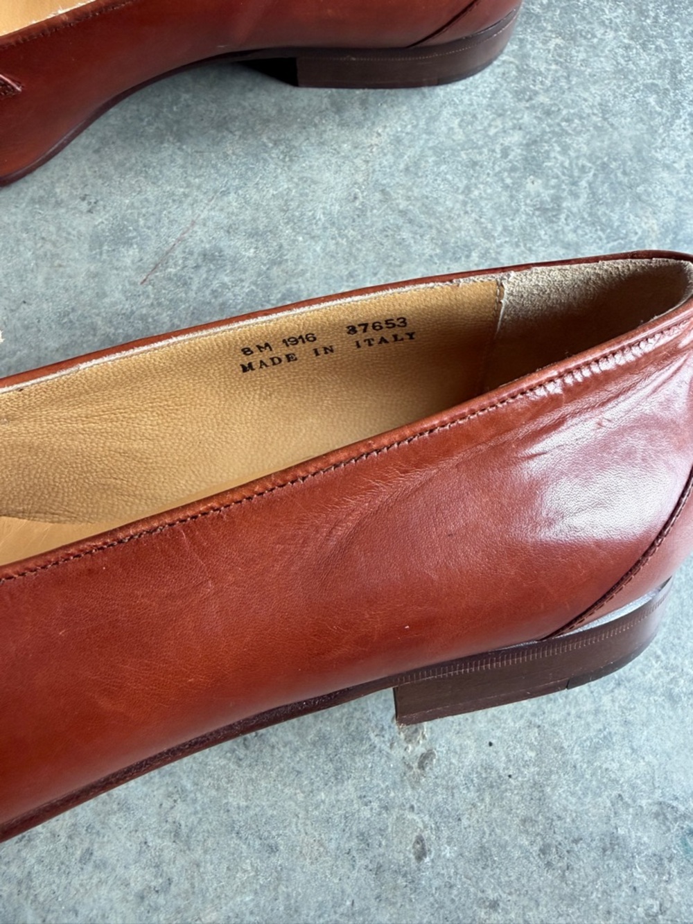 Italian Leather Loafers from Lands’ End - Picture 5 of 5